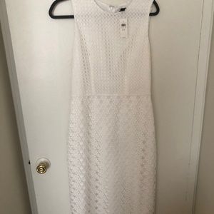 Ann Taylor Dresses - NWT Ann Taylor white midi dress Ann Taylor Dresses - NWT Ann Taylor white midi dress